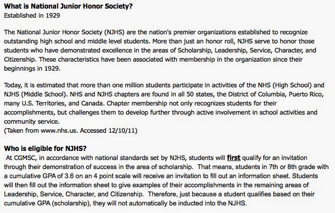 National honor society essay titles